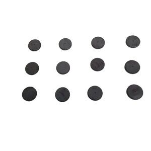 Ceramic Disc Magnets 12 Pack Strong 7/8 Inch Ferrite Science Craft